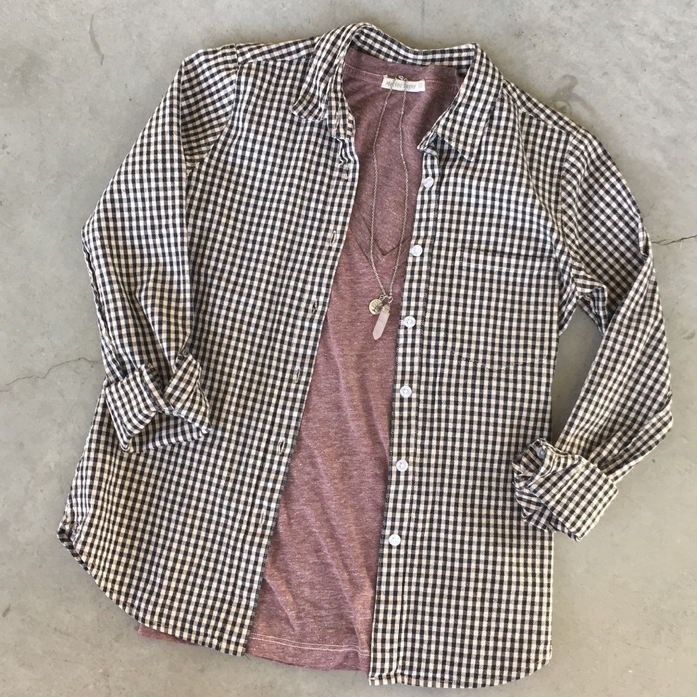 Steven Alan Gingham Button Down